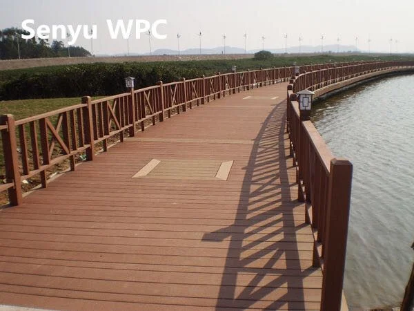 Outdoor Wood Plastic Composite WPC Fencing Railing