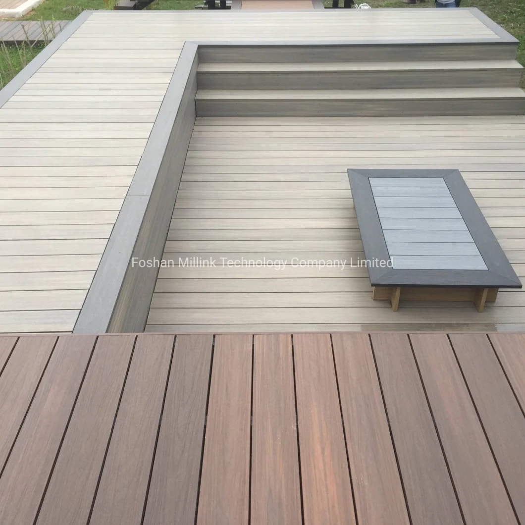 New Design WPC Vinyl Plank Wood Plastic Laminate Loose Lay Flooring Decking Tile