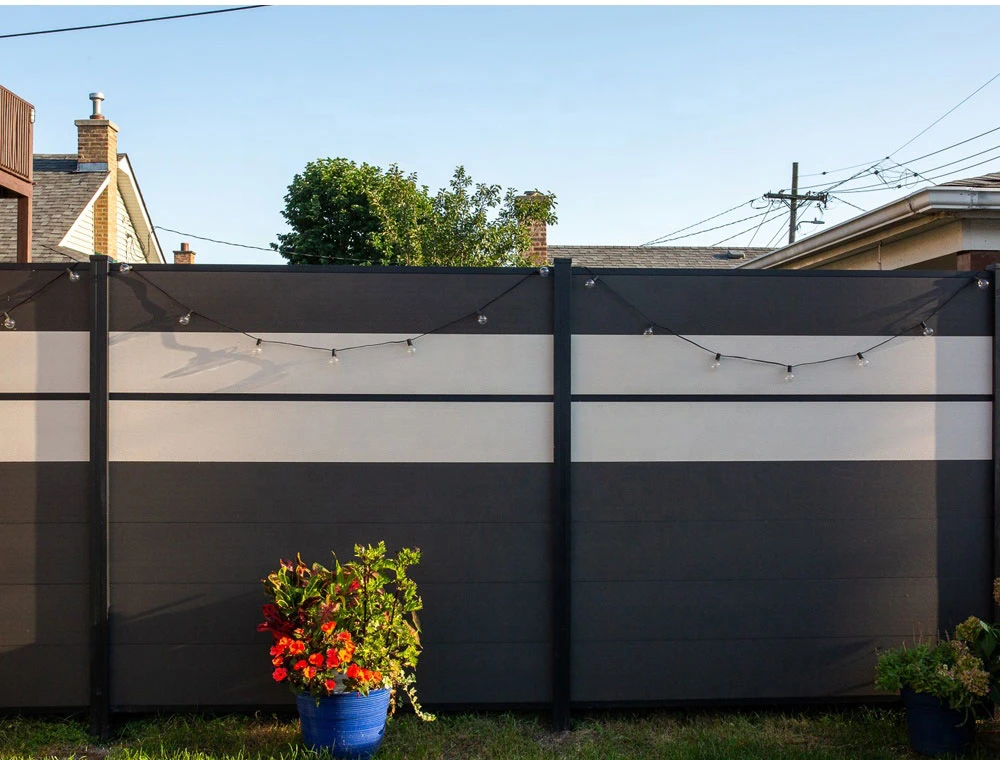 WPC Fence Vinyl Fence Board Garden Fence Board