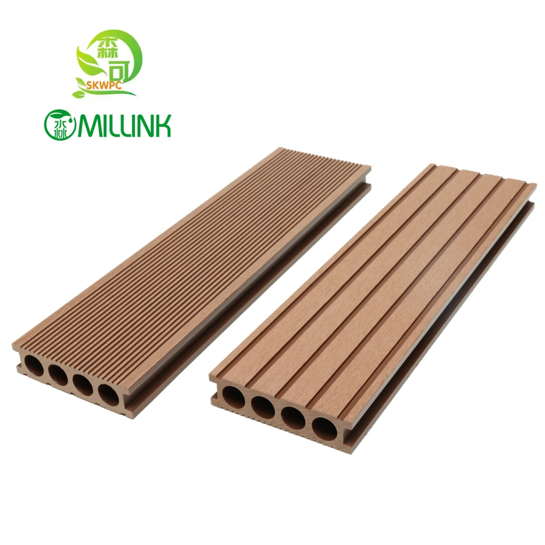 Low Price Cheap Stain Resistant Timber Garden Wood Plastic Decking WPC Laminate Flooring Marine Deck Floor
