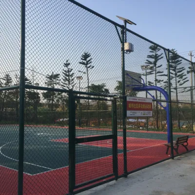 ガーデンエッジフェンス、スタジアムフェンス、電気亜鉛メッキ表面処理、子供用サッカーフェンス