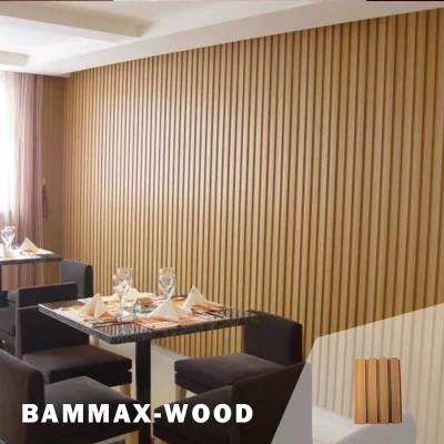 Bammax WPC 燻蒸パレット 219x26mm 用にカスタマイズされた共押出木製パネルを備えた壁