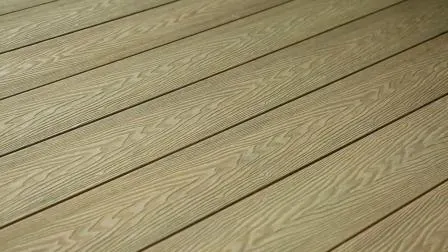 屋外用リサイクル木目を使用したヨーロピアンデザインの中空木製WPC床材